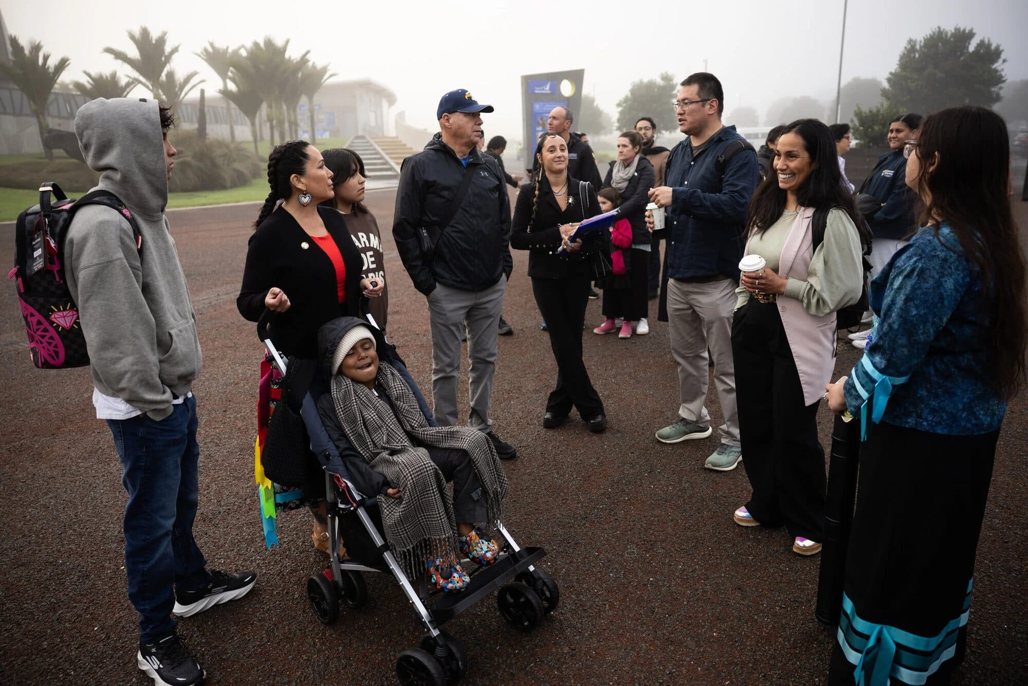 Manuhiri arriving at the World Indigenous Cancer Conference, Tāmaki Makaurau, April 2026
